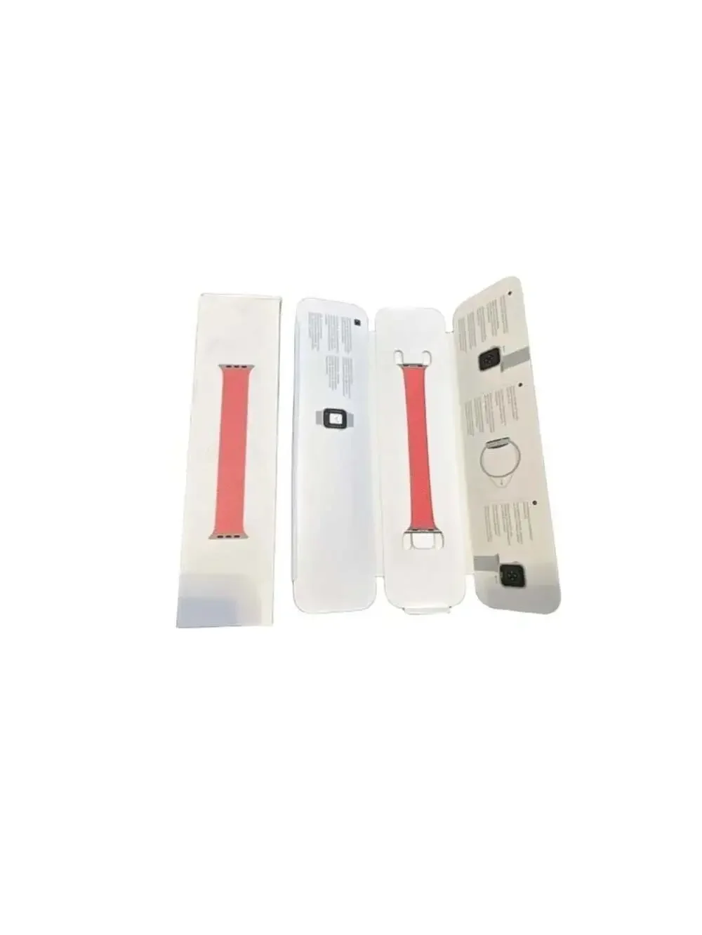 Genuine Apple Watch Braided Solo Loop 44mm Pink Punch Size 9 OEM